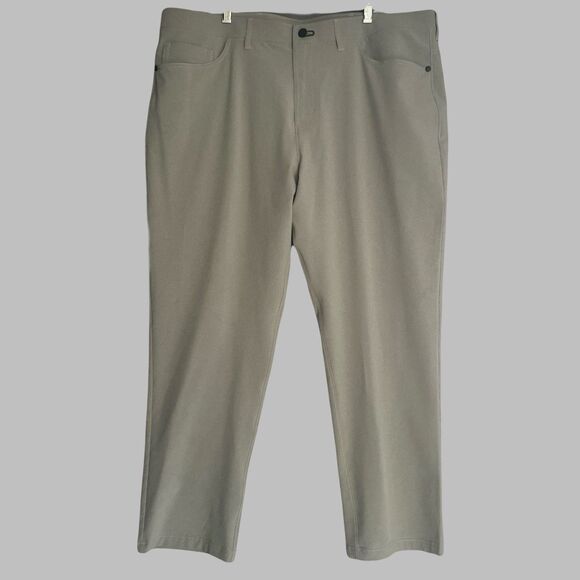 Public Rec Dealmaker 5-Pocket Pant Mens 42x30 Light Gray Performance Golf - Picture 1 of 10